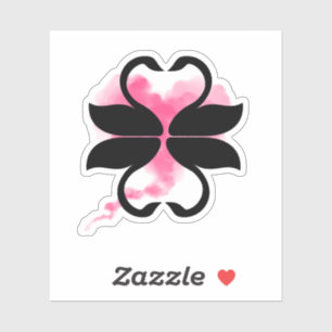 Schwan Liebe Aufkleber