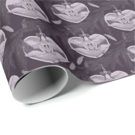 Schwan-Ornamente mit Stimmung Geschenkpapier