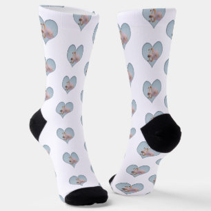 Schwan-Paar Lebenspartner Valentinstag  Socken