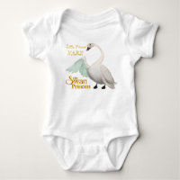 Schwan-Prinzessin Baby Tutu Bodysuit