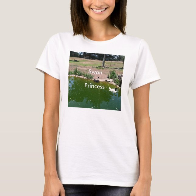 Schwan-Prinzessin T-Shirt (Vorderseite)