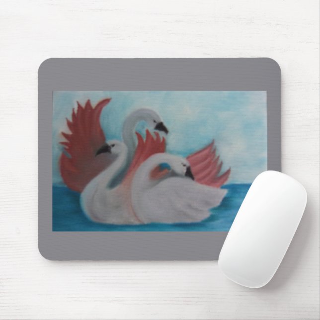 Schwan Show Mauspad (Mit Mouse)