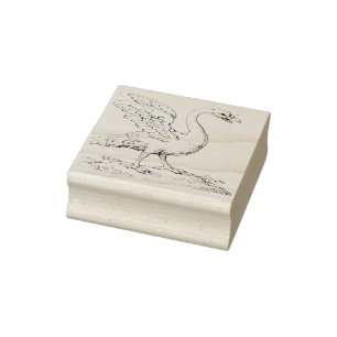 Schwan Symbol der Liebe und Treue Fine Art Gummistempel
