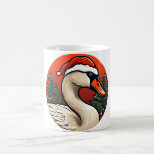 Schwan Weihnachten Kaffeetasse