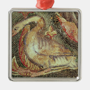 Schwan, wieder hergestelltes c.1200 silbernes ornament