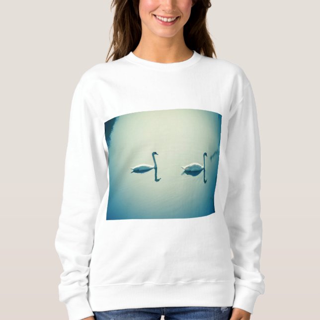 Schwäne 11 sweatshirt (Vorderseite)