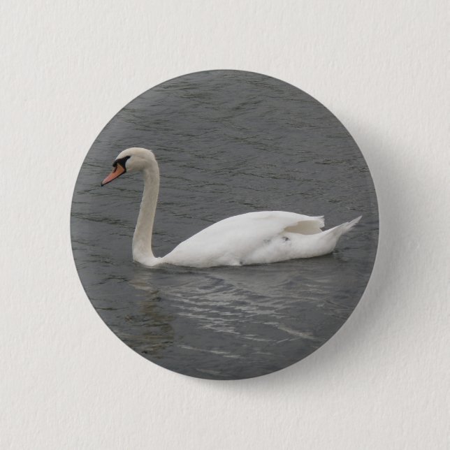Schwäne am River Button (Vorderseite)