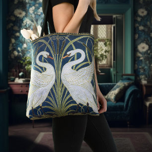 Schwäne Art Deco Nouveau Walter Crane Viktorianisc Tasche
