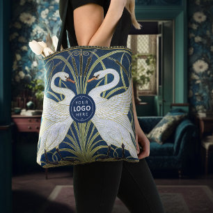 Schwäne Art Déco Nouveau Walter Crane Viktorianisc Tasche