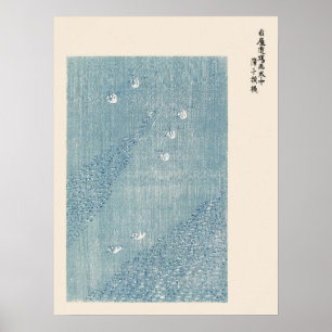 Schwäne aus Yatsuo no Tsubaki Kunstdruckerei Japan Poster
