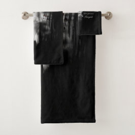 Schwäne in der Liebe Badhandtuch Set