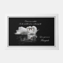 Schwäne in der Liebe Fußmatte