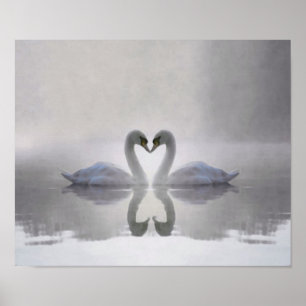 Schwäne in der Liebe ~ Poster