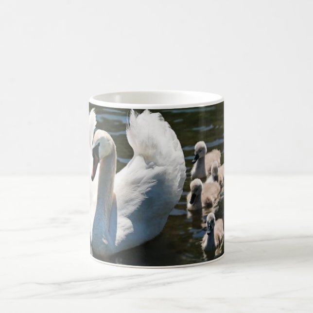 Schwäne Kaffeetasse (Mittel)