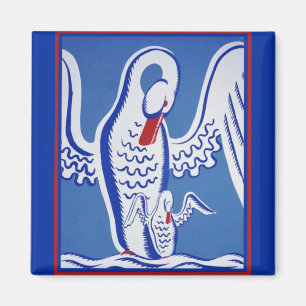 Schwäne Magnet