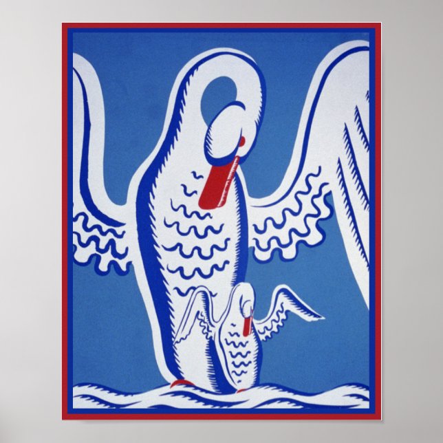 Schwäne Poster (Vorne)