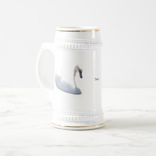 Schwanenbecher oder Humpen Bierglas