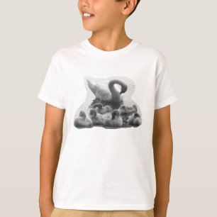 SchwanenFamilie am Morgen - T-Shirt