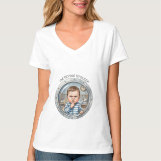 Schwanger - Baby versucht zu schlafen T-Shirt