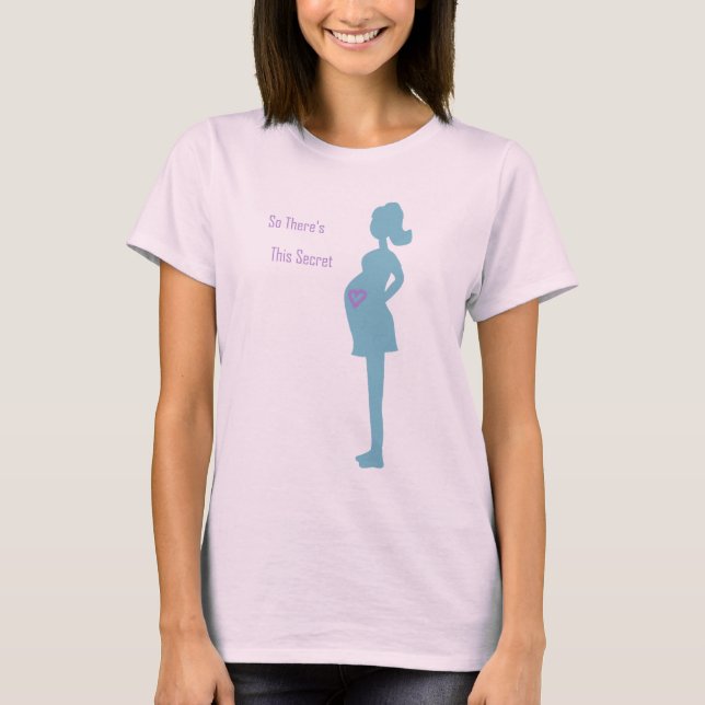 schwanger T-Shirt (Vorderseite)