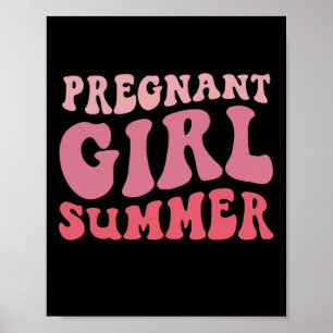 Schwangere Girl Summer Poster