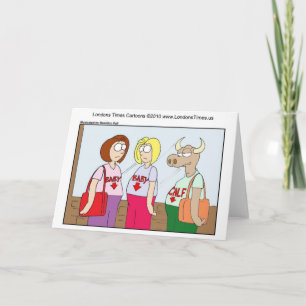 Schwangere Kuh Funny Cards Tasse T-Shirts & Gesche Ankündigung
