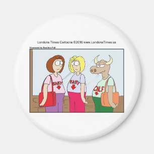 Schwangere Kuh Funny Cards Tasse T-Shirts & Gesche Magnet