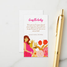 Schwangere Mama Babydusche