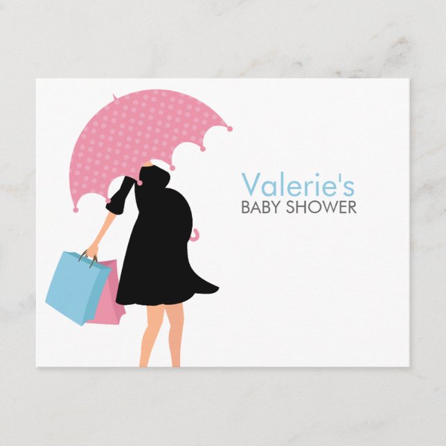 Schwangere Mama Kinderdusche Mama Ratgeber Karten (Vorderseite)