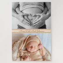 Schwangere Mama Vater und neues Baby