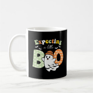 Schwangere Mama wird Little Boo lustiger Halloween Kaffeetasse