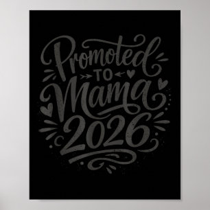 Schwangere Mutter 2026 handgezeichnete Illustratio Poster