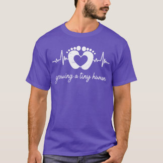Schwangere Mutter Wächst Kleiner Mensch Lustig Bal T-Shirt