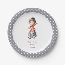 Schwangere Sevillana Flamenco Dancer Baby Dusche