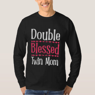 Schwangere Zwillinge Mama Zwillinge werdende Mutte T-Shirt