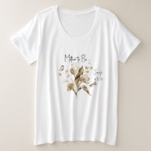 Schwangeren- Boho-Baby-Party ohne Geschlechterbezu Große Größe T-Shirt
