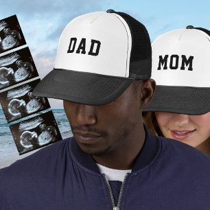 Schwangerschaft Ankündigung Baby Reveal Vater Truckerkappe