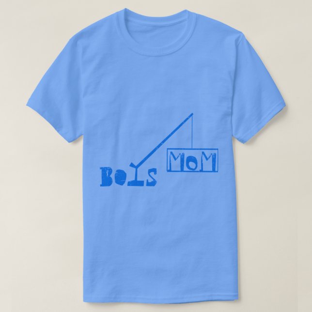 Schwangerschaft Ankündigung Jungen Mama T-Shirt (Design vorne)