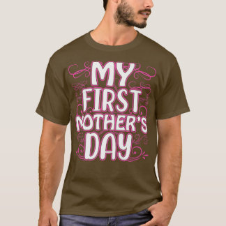 Schwangerschaft Ankündigung Mama, meine erste Mutt T-Shirt