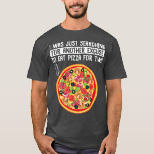 Schwangerschaft Ankündigung Pizza für zwei Baby Ba T-Shirt