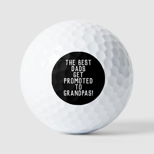 Schwangerschaft Ankündigung Promo Opa als Geschenk Golfball (Vorderseite)