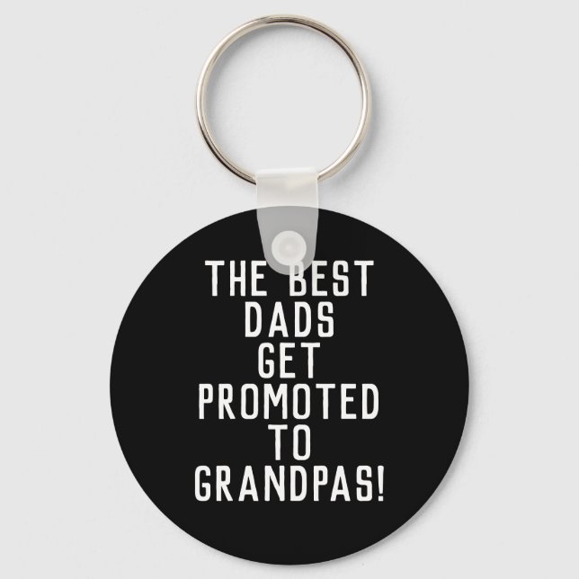 Schwangerschaft Ankündigung Promo Opa als Geschenk Schlüsselanhänger (Vorderseite)