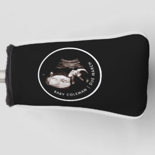 Schwangerschaft Ankündigung Sonogram Foto Golf Hea Headcover