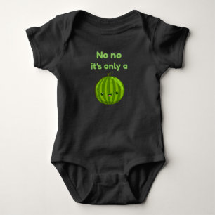 Schwangerschaft Baby Announction Melon Strampler