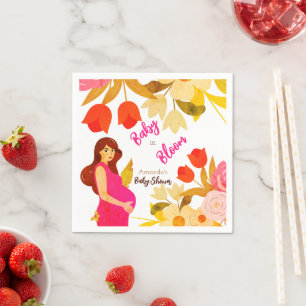 Schwangerschaft Baby Shower Serviette
