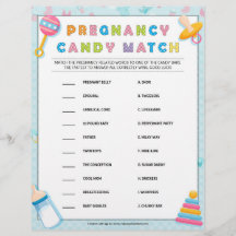 Schwangerschaft Candy Match [Baby Basics Blue]