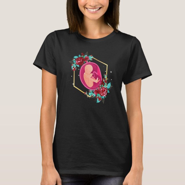Schwangerschaft Doula Midfrau Mutter Mutter Kind E T-Shirt (Vorderseite)