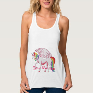 Schwangerschaft-Einhorn Trägershirt Tank Top
