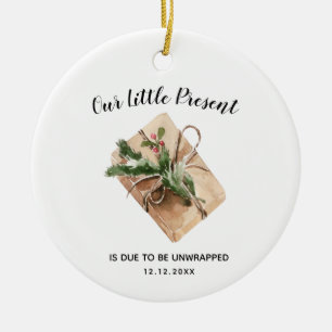Schwangerschaft erwartet neue Baby Keramik Ornamen Ornament