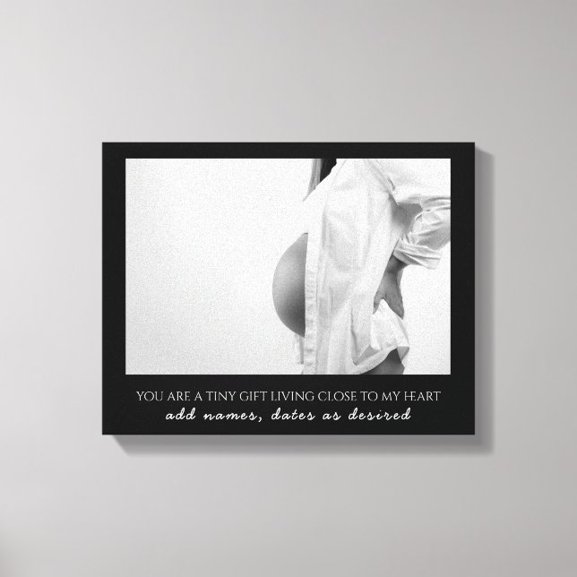 Schwangerschaft Foto Shoot Maternity Couple Keepak Leinwanddruck (Vorderseite)